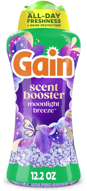 Gain In-Wash Laundry Scent Booster Beads, Moonlight Breeze, 12.2 oz, Long-Lasting Fresh Scent, Odor Protection (Packaging May Vary) Gain In-Wash Laundry Scent Booster Beads, Moonlight Breeze, 12.2 oz, Long-Lasting Fresh Scent, Odor Protection (Packaging May Vary)