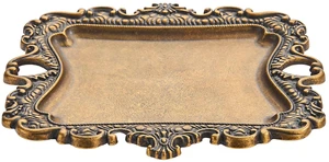 Khtumeware 1 Pack Vintage Gold Jewelry Dish Antique Brass Jewelry Trays Ideal for Holding Jewelry Rings and Small Trinkets Khtumeware 1 Pack Vintage Gold Jewelry Dish Antique Brass Jewelry Trays Ideal for Holding Jewelry Rings and Small Trinkets