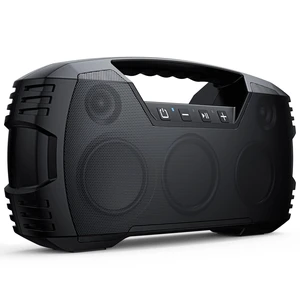 Outdoor Bluetooth Speaker, IPX7 Waterproof, 90W Peak, 32H Black Outdoor Bluetooth Speaker, IPX7 Waterproof, 90W Peak, 32H Black