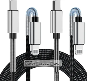 2Pack 10ft Apple MFi Certified USB C to Lightning Cable Fast Charger for iPhone 14/14 Pro Max/13 Mini/12/11/XS/XR/8/7 Plus, iPad 2Pack 10ft Apple MFi Certified USB C to Lightning Cable Fast Charger for iPhone 14/14 Pro Max/13 Mini/12/11/XS/XR/8/7 Plus, iPad