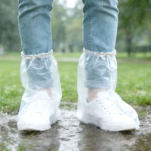 20Pcs (10 Pairs) Clear Waterproof Thickened Shoe Covers, One Size Fits Most 20Pcs (10 Pairs) Clear Waterproof Thickened Shoe Covers, One Size Fits Most