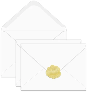 30 Pack A6 White Envelopes with Stickers, 4x6 for Cards 30 Pack A6 White Envelopes with Stickers, 4x6 for Cards