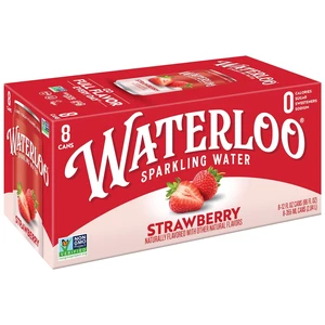 Waterloo Sparkling Water Strawberry 12 fl oz 8 Pack Cans Waterloo Sparkling Water Strawberry 12 fl oz 8 Pack Cans