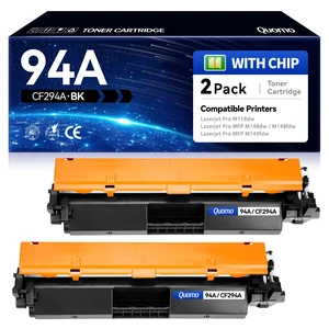 94A Black Toner Cartridge 2-Pack with Chip Compatible for HP CF294A CF294X, HP LaserJet Pro M118dw M148dw M148fdw M149fdw Series Printers 94A Black Toner Cartridge 2-Pack with Chip Compatible for HP CF294A CF294X, HP LaserJet Pro M118dw M148dw M148fdw M149fdw Series Printers
