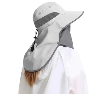 Upf 50+ Uv Protection Outdoor Sun Hat With Detachable Neck Face Flap Visor for Men & Women Upf 50+ Uv Protection Outdoor Sun Hat With Detachable Neck Face Flap Visor for Men & Women