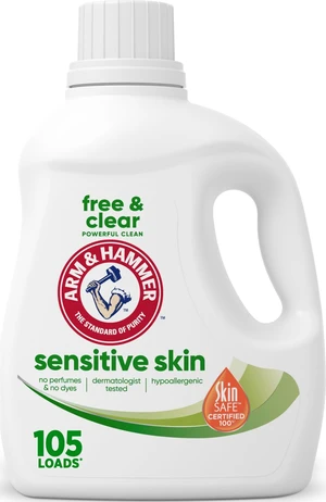 Arm & Hammer Sensitive Skin Free & Clear Liquid Laundry Detergent Arm & Hammer Sensitive Skin Free & Clear Liquid Laundry Detergent
