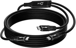 2-in-1 USB C to USB C Cable 4FT, USB-C to Dual USB-C Fast Charging Cable, 140W Max, Braided Type C Splitter Cable, Compatible with iPhone 17 / 16 / 15 Series, MacBook Air/Pro, Galaxy S25 and More 2-in-1 USB C to USB C Cable 4FT, USB-C to Dual USB-C Fast Charging Cable, 140W Max, Braided Type C Splitter Cable, Compatible with iPhone 17 / 16 / 15 Series, MacBook Air/Pro, Galaxy S25 and More