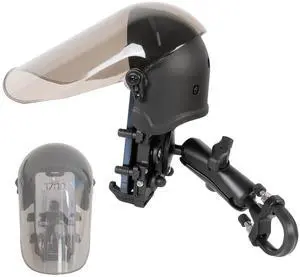 Motorcycle Phone Mount Holder with Vibration Dampener & Sun Shade, Aluminum Medium Arm & Handlebar Base, One-Handed Operation Bicycle Universal Phone Holder for 4.7"-7.2" Cellphones Motorcycle Phone Mount Holder with Vibration Dampener & Sun Shade, Aluminum Medium Arm & Handlebar Base, One-Handed Operation Bicycle Universal Phone Holder for 4.7"-7.2" Cellphones