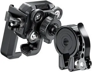 Motorcycle-Phone-Mount & Bike Phone Holder - Durable Phone Holder for Bike and Motorcycle, Bicycle Phone Mount, Fits All Smartphones (Black) Motorcycle-Phone-Mount & Bike Phone Holder - Durable Phone Holder for Bike and Motorcycle, Bicycle Phone Mount, Fits All Smartphones (Black)
