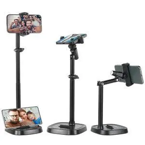 Cell Phone Stand, 6-15" Height Adjustable Cell Phone Holder for Desk Cell Phone Stand, 6-15" Height Adjustable Cell Phone Holder for Desk