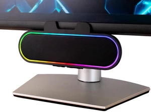CA-2890GX USB Gaming Speaker, 10W, Music Sync LED Lights | Speaker bar for PC and Mac; Clip-On Monitor Mount Design; 9 Color Modes; Control Buttons with LED Status; USB-C or USB-A CA-2890GX USB Gaming Speaker, 10W, Music Sync LED Lights | Speaker bar for PC and Mac; Clip-On Monitor Mount Design; 9 Color Modes; Control Buttons with LED Status; USB-C or USB-A