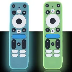 2 Pack Luminous Remote Cover Compatible with 2025 Onn Google TV Box 4K pro Remote, Shockproof Case for Onn Google TV Remote Controller, Lightweight Anti-Slip Skin-Friendly Silicone Skin Sleeve 2 Pack Luminous Remote Cover Compatible with 2025 Onn Google TV Box 4K pro Remote, Shockproof Case for Onn Google TV Remote Controller, Lightweight Anti-Slip Skin-Friendly Silicone Skin Sleeve