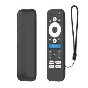 Case Cover for onn Google TV 4K Pro Streaming Device (2024) Android TV Box Remote Protector Sleeve - Black Case Cover for onn Google TV 4K Pro Streaming Device (2024) Android TV Box Remote Protector Sleeve - Black