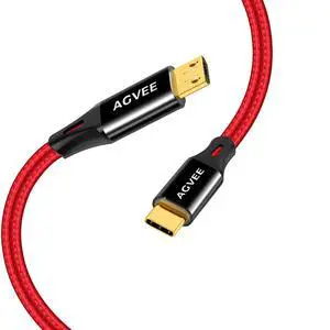 2 Pack 10ft USB-C to Micro USB Cable | Gold Plated End Tips, Data Transfer Charger Cord for Micro USB Devices, PS4 XBox Controller, Kindle, Old Android Phone 2 Pack 10ft USB-C to Micro USB Cable | Gold Plated End Tips, Data Transfer Charger Cord for Micro USB Devices, PS4 XBox Controller, Kindle, Old Android Phone