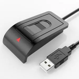 USB Fingerprint Reader for Windows 10/11 ONLY, Windows Hello Fingerprint Scanner for PC Login, Match-in-Sensor Security, Plug & Play, 4ft Extension Cable (Not for Mac/Linux) USB Fingerprint Reader for Windows 10/11 ONLY, Windows Hello Fingerprint Scanner for PC Login, Match-in-Sensor Security, Plug & Play, 4ft Extension Cable (Not for Mac/Linux)