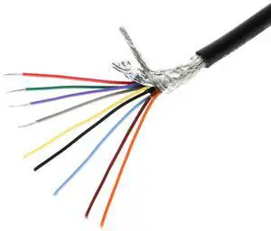 28 AWG 9/C CMP Plenum Rated Double Shielded Security RS232 Data Cable - 16 Feet - Use for DB9 Serial Adapters 28 AWG 9/C CMP Plenum Rated Double Shielded Security RS232 Data Cable - 16 Feet - Use for DB9 Serial Adapters