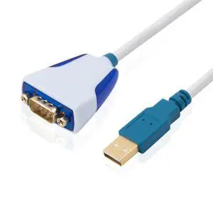 USB to DB9 Male RS232 Cable Us232R 1M Converter Cable with Chip FT232RQ Supports All Computer Systems, Up to 1M Transmission Rate, No Need Drivers USB to DB9 Male RS232 Cable Us232R 1M Converter Cable with Chip FT232RQ Supports All Computer Systems, Up to 1M Transmission Rate, No Need Drivers