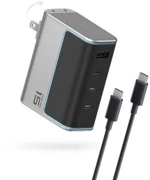 15 140W USB C Charger, 4-Port Foldable Laptop Block, Advanced GaN Power Adapter, PD3.1 Fast Charging Wall Charger for MacBook, iPhone 16 Series, Samsung Galaxy, iPad, Pixel, and More 15 140W USB C Charger, 4-Port Foldable Laptop Block, Advanced GaN Power Adapter, PD3.1 Fast Charging Wall Charger for MacBook, iPhone 16 Series, Samsung Galaxy, iPad, Pixel, and More
