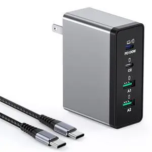 140W USB C Charger, GaN Laptop Charger PD3.0 PPS Wall Charger 4 Port mit 2M Cable Fast Charging Compatible with MacBook Pro/Air/Dell/iPhone/Galaxy/Laptop/Tablet/Mobile 140W USB C Charger, GaN Laptop Charger PD3.0 PPS Wall Charger 4 Port mit 2M Cable Fast Charging Compatible with MacBook Pro/Air/Dell/iPhone/Galaxy/Laptop/Tablet/Mobile