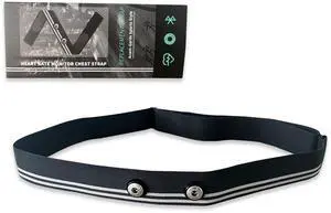 Heart Rate Monitor Replacement Strap Compatible with Polar Garmin Tickr Wahoo Coospo- Heart Rate Monitor Strap Replacement (Double Silver) Heart Rate Monitor Replacement Strap Compatible with Polar Garmin Tickr Wahoo Coospo- Heart Rate Monitor Strap Replacement (Double Silver)