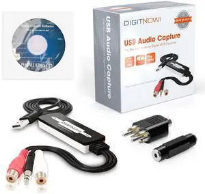 USB 2.0 Audio Capture Card,Cassette Converter,Cassette to Digital,Cassette to MP3 Converter,Support Mac & Windows 10/8.1/8 / 7 / Vista/XP USB 2.0 Audio Capture Card,Cassette Converter,Cassette to Digital,Cassette to MP3 Converter,Support Mac & Windows 10/8.1/8 / 7 / Vista/XP