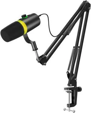 USB Gaming Microphone Set with Boom Arm, XLR/USB Dynamic Microphone for Streaming, Podcast, Twitch, YouTube, Discord, PC, PS4, PS5, Mac, USB Mic with RGB Light, Mute, Gain, Monitoring USB Gaming Microphone Set with Boom Arm, XLR/USB Dynamic Microphone for Streaming, Podcast, Twitch, YouTube, Discord, PC, PS4, PS5, Mac, USB Mic with RGB Light, Mute, Gain, Monitoring