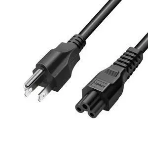 C5 Power Cord 1 ft Short, Nema 5-15P to IEC-320 3 Prong Power Cable Charging for Laptop Notebook Computer C5 Power Cord 1 ft Short, Nema 5-15P to IEC-320 3 Prong Power Cable Charging for Laptop Notebook Computer