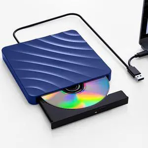 External CD/DVD Drive for Laptop - CD Burner DVD Player for Laptop USB 3.0 +/-RW ROM, External Optical Drives for PC/Mac, Disc Reader for Windows 11/10/8/7/XP/Vista Linux MacOS External CD/DVD Drive for Laptop - CD Burner DVD Player for Laptop USB 3.0 +/-RW ROM, External Optical Drives for PC/Mac, Disc Reader for Windows 11/10/8/7/XP/Vista Linux MacOS