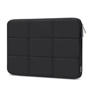 Laptop Case 16 inch, 15-15.6 inch Puffy Laptop Sleeve, Black Laptop Case 16 inch, 15-15.6 inch Puffy Laptop Sleeve, Black