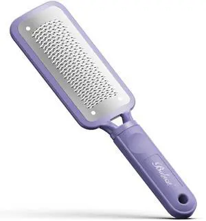Professional Foot File & Callus Remover - Stainless Steel Foot Rasp & Metal Feet Scrubber, Pedicure Tool for Hard Skin & Dead Skin Removal, Cracked Heel Repair for Baby Soft Feet (Purple) Professional Foot File & Callus Remover - Stainless Steel Foot Rasp & Metal Feet Scrubber, Pedicure Tool for Hard Skin & Dead Skin Removal, Cracked Heel Repair for Baby Soft Feet (Purple)