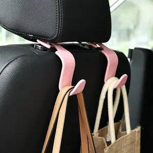 Car Seat Hooks 4 Pack - 55lb Heavy Duty Headrest Hook,Pink Car Seat Hooks 4 Pack - 55lb Heavy Duty Headrest Hook,Pink