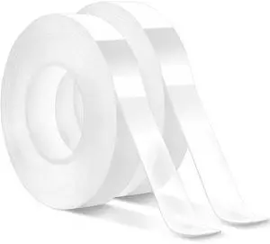2 Pack Nano Double Sided Tape Duty Mounting Tape Sticky Walls, Double Sided Heavy Duty Rug Tape, Duty Multipurpose Mounting Transparent Tape for Paste Items 2 Pack Nano Double Sided Tape Duty Mounting Tape Sticky Walls, Double Sided Heavy Duty Rug Tape, Duty Multipurpose Mounting Transparent Tape for Paste Items
