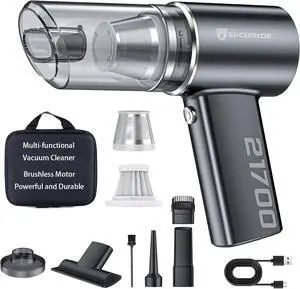 Car Vacuum Cordless Portable with Brushless Motor,16000PA Suction Power, 3-in-1 Compressed Air Duster & Air Blower & Pump Wireless Mini Handheld Cleaner for Home, Car, Pet, Office Car Vacuum Cordless Portable with Brushless Motor,16000PA Suction Power, 3-in-1 Compressed Air Duster & Air Blower & Pump Wireless Mini Handheld Cleaner for Home, Car, Pet, Office