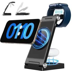 2026 Traveling Wireless Mag-Safe Fast Charging Station 2026 Traveling Wireless Mag-Safe Fast Charging Station