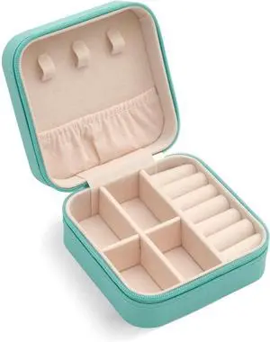 Mini Jewelry Travel Case, Small Portable Jewellry Organizer Box Portable Mini Jewelry Travel Case, Small Portable Jewellry Organizer Box Portable