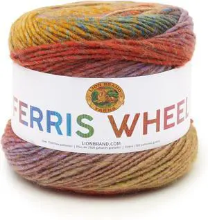 , Muticolor Ferris Wheel Yarn for Knitting, Crocheting, and Crafts, Buttercup, 1 , Muticolor Ferris Wheel Yarn for Knitting, Crocheting, and Crafts, Buttercup, 1