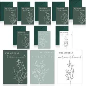 16 Pcs Bridesmaid Proposal Cards with Envelopes 6 Will You Be My Bridesmaid 1 16 Pcs Bridesmaid Proposal Cards with Envelopes 6 Will You Be My Bridesmaid 1