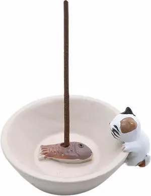 Incense Holder Resin Incense Stick Burner Small Cat Incense Sticks Holder ,Mini Incense Holder Resin Incense Stick Burner Small Cat Incense Sticks Holder ,Mini