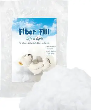 1.8oz Polyester Fill, Premium Polyester Fiberfill | Recycled Polyester Fiber, 1.8oz Polyester Fill, Premium Polyester Fiberfill | Recycled Polyester Fiber,
