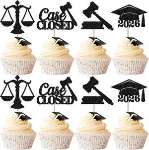 24 Pack Lawyer 2024 Graduation Cupcake Toppers Glitter Class of 2024 Grad 24 Pack Lawyer 2024 Graduation Cupcake Toppers Glitter Class of 2024 Grad