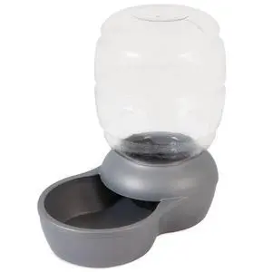 2.5 Gallon Automatic Pet Water Fountain with Microban, Pearl Silver Gray 2.5 Gallon Automatic Pet Water Fountain with Microban, Pearl Silver Gray