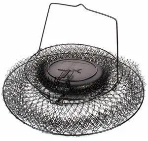 Collapsible Floating Wire Fishing Basket Keepnet Foldable Tackle Storage Bag Collapsible Floating Wire Fishing Basket Keepnet Foldable Tackle Storage Bag