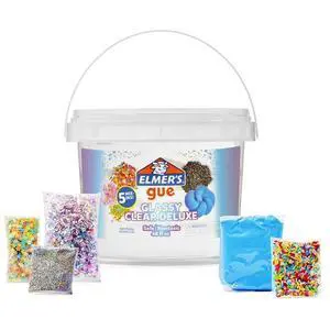 5 Add-Ins for Slime Making, 3 lb Bucket of Clear Glue Slime, Easter Basket 5 Add-Ins for Slime Making, 3 lb Bucket of Clear Glue Slime, Easter Basket