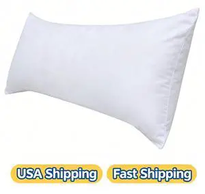 White Microfiber FullLength Body Pillow 20×54 Inch Hypoallergenic Polyester Support Pillow for Sleep White Microfiber FullLength Body Pillow 20×54 Inch Hypoallergenic Polyester Support Pillow for Sleep