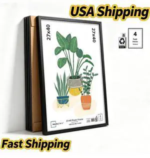 Mainstays 27x40 Picture Frame Black Flat Profile Wall Photo Frame Mainstays 27x40 Picture Frame Black Flat Profile Wall Photo Frame