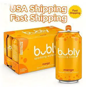 bubly Sparkling Water, Mango, 12 Fl Oz Cans (8 Pack) | Zero Sugar, Zero Calories, Seltzer Water bubly Sparkling Water, Mango, 12 Fl Oz Cans (8 Pack) | Zero Sugar, Zero Calories, Seltzer Water