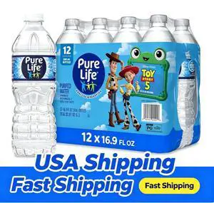 Pure Life Purified Bottled Water, 12 Pack - Still Drinking Water Enhanced with Minerals for a Crisp Taste - 16.9 Fl Oz - Toy Story 5 Packaging Graphics Pure Life Purified Bottled Water, 12 Pack - Still Drinking Water Enhanced with Minerals for a Crisp Taste - 16.9 Fl Oz - Toy Story 5 Packaging Graphics
