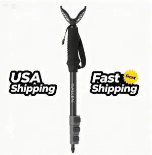 Allen Company Deluxe Shooting Stick, Adjusts 16.25"-45", Black, Aluminum, Model 21631A Allen Company Deluxe Shooting Stick, Adjusts 16.25"-45", Black, Aluminum, Model 21631A