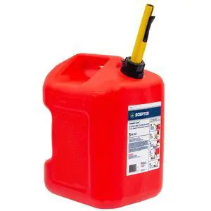 Scepter Ameri-Can 5 Gallon Gas Can w/ Dual Handles and Easy Flo Spill-Proof Spout FG4G571W Scepter Ameri-Can 5 Gallon Gas Can w/ Dual Handles and Easy Flo Spill-Proof Spout FG4G571W