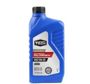 Super Tech High Mileage Full Synthetic SAE 5W-20 Motor Oil, 1 Quart Super Tech High Mileage Full Synthetic SAE 5W-20 Motor Oil, 1 Quart